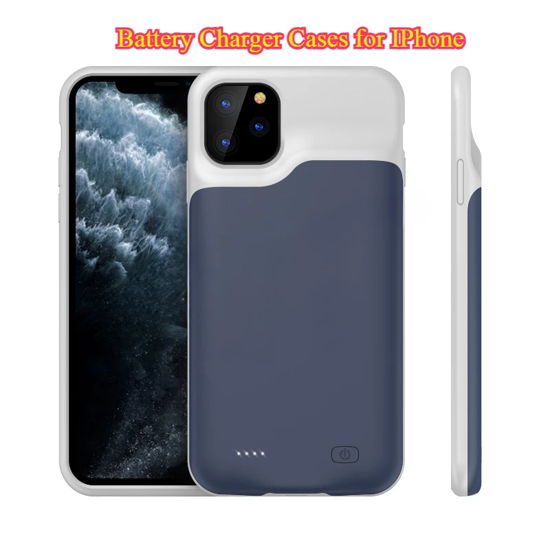 

New Battery Charger Cases for IPhone 11 12 Pro Max 12mini External Battery Power Bank Phone X XS Max XR 6 7 8 Plus SE2