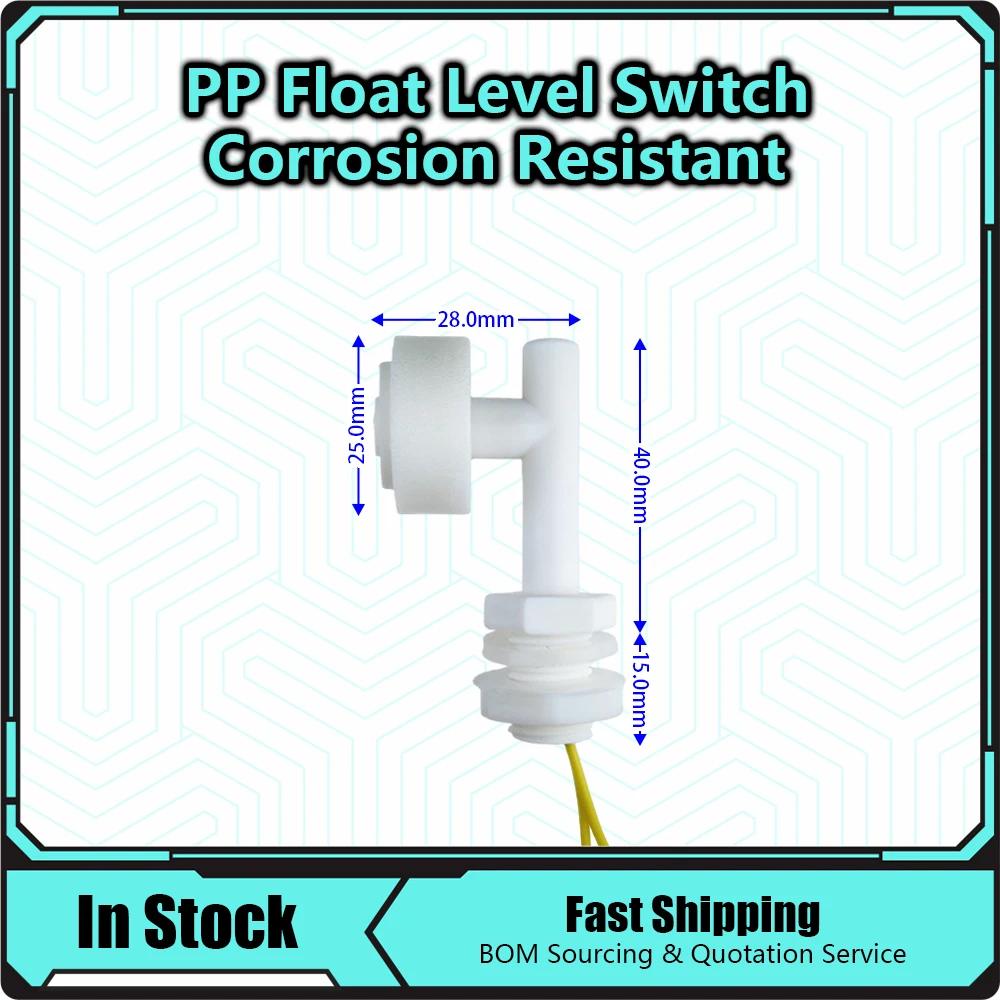 Liquid Water Level Sensor Float Switch Right Angle Flow Measuring Instruments Tools for Fish Tank Sensor Switch