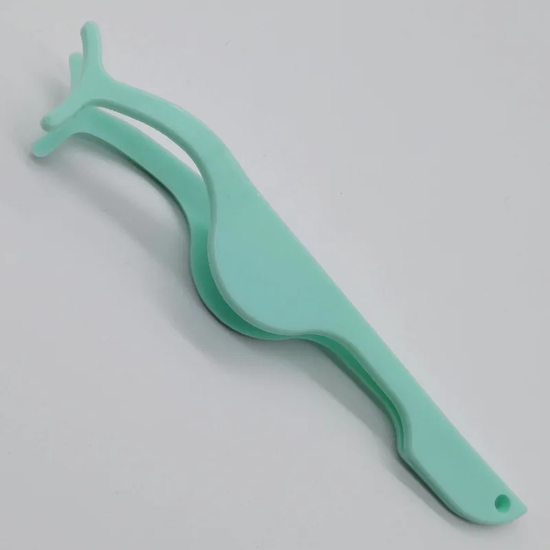 1PC Falsche Wimpern Pinzette Kunststoff Wimpern Zange Verlängerung Curler Wimpern Verlängerung Tragen Clips Wimpern Make-Up Tools Kit