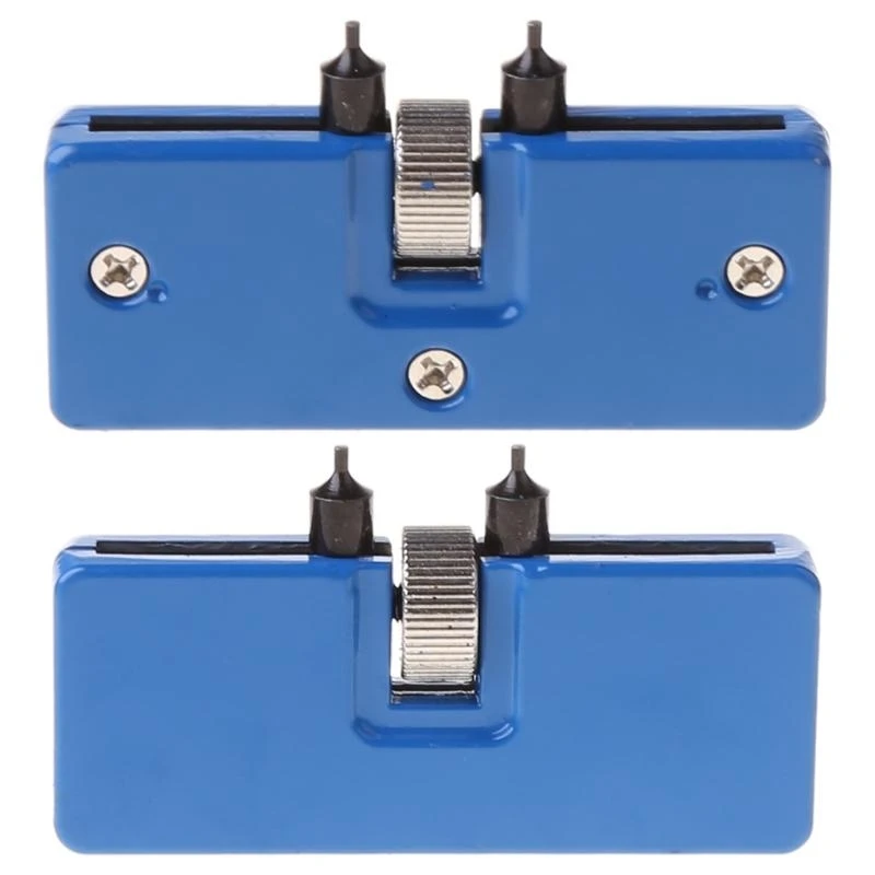 D84F Adjustable Watch Back for Case Cover Opener Wristwatch Battery Remover Watch Repair Tools Two Feet Opening Screw