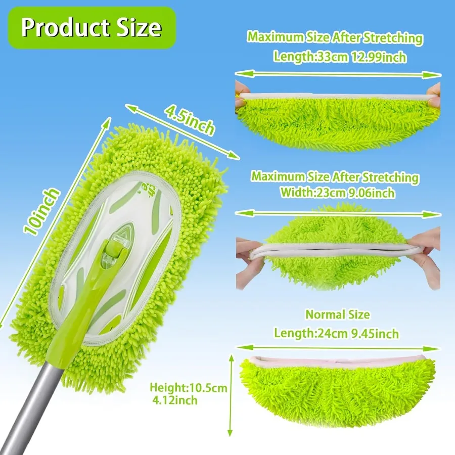 Reusable Dry Sweeping Cloths Microfiber Wet Mop Pads Compatible with Swiffer Sweeper Mop Replacement Sweeping Mopping pad Refil