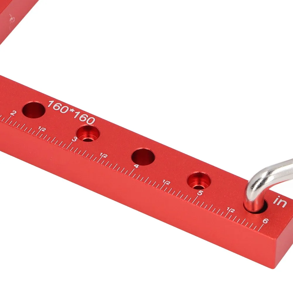 2pcs 160mm X 160mm 90 Degree Corner Clamp Aluminum Alloy 90 Degree L-Shaped Right Angle Clamp Woodworking Positioning Square