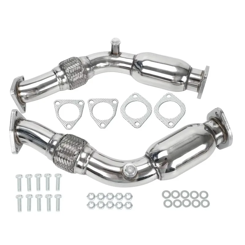 SXLL 350Z G35 FX35 2003-2006 مشعب عادم من الفولاذ المقاوم للصدأ عالي الأداء #2