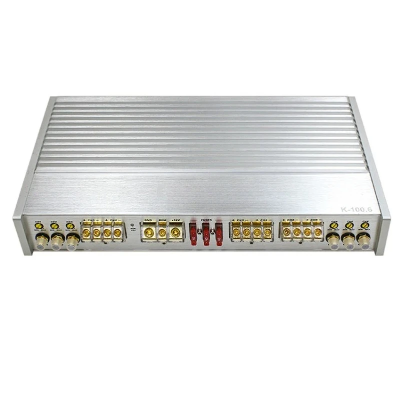 

6*100W Car Amplifier Audio System Modification AB Level High-power Six Channel Car Amplifier Audio System