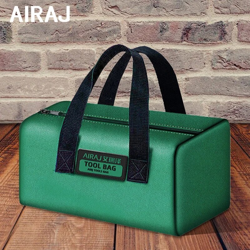  AIRAJ Electrician Tool Bag Multi-Functional Strong and Durable Oxford Thickened Woodworking Storage Portable Handheld Bag 