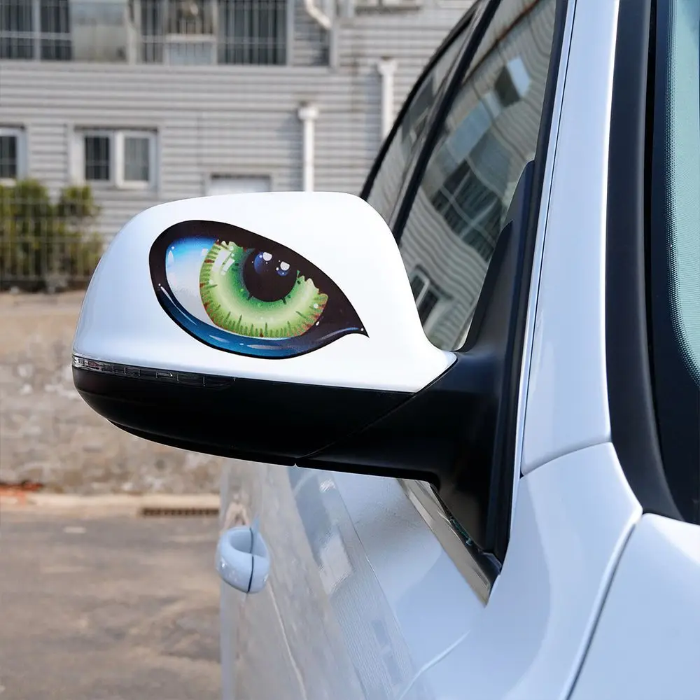 Waterproof 1 Pair Car Styling Cat Eyes 3D Stereo Exterior Accessories Reflective Sticker Eye Stickers Car Sticker Decals