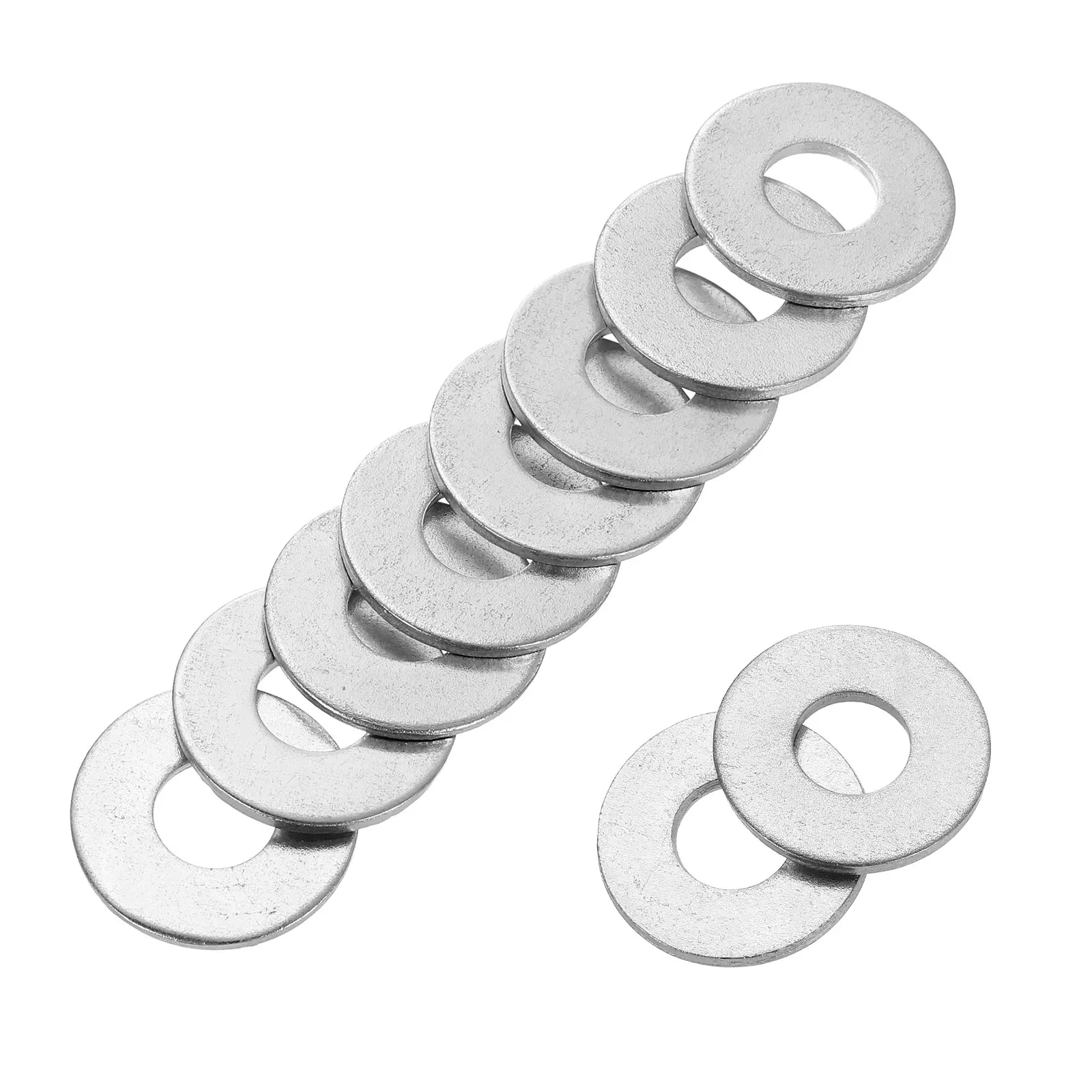 

Uxcell 20/30/60pcs 6mmx25mmx2mm 10mmx25mmx2mm Zinc Plated Carbon Steel Flat Washer for Screw Bolt Washer Fasteners Kit