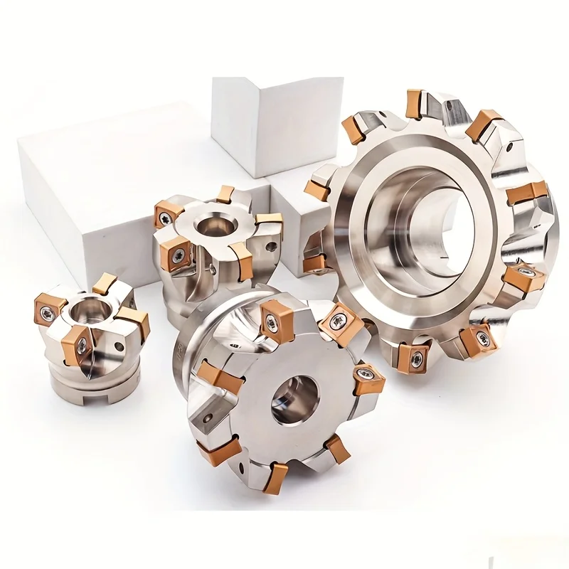 سيس اسن إم إكس 45 ° SN12 أداة التصنيع باستخدام الحاسب الآلي الخام أسطوانة القطع SNMX1205 سريع FeedMilling القاطع القرص Diameter-50mm/63mm/80mm/100mm/125mm/160mm #4