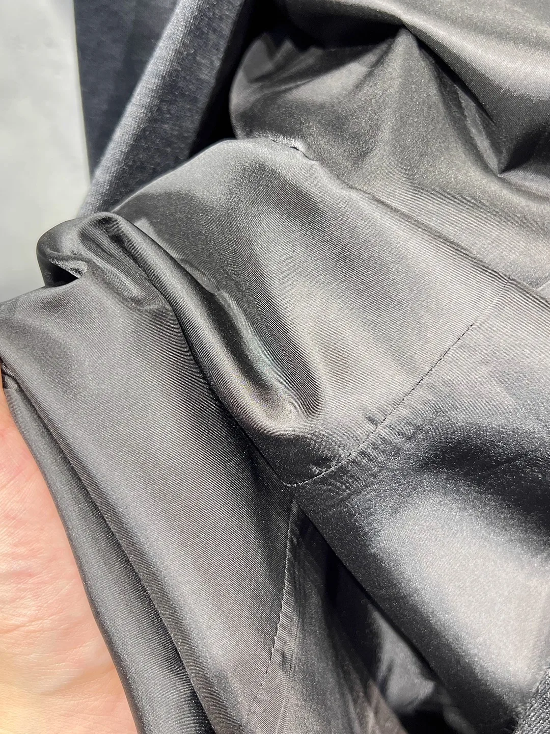 Traje de mezcla de lana informal de alta gama para hombre, traje de negocios de otoño, ligero, de lujo, con soporte de poliéster