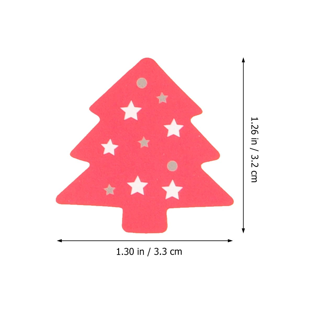

Christmas Tree Star Sticker Packing Supplies for Decor Colorful Sealing Label Creative Shaped Stickers