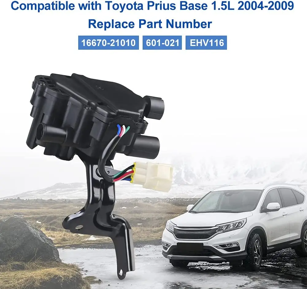 

Клапан управления охлаждающей жидкостью для Toyota Prius 1.5L-L4 2004-2009, водяной насос, регулирующий клапан охлаждающей жидкости 16670-21010, водяной клапан радиатора