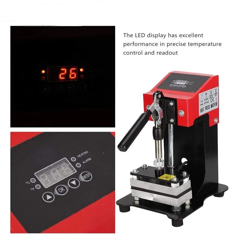 Manual Pressing Machine Rosin Machine Ap1903 Heat Transfer Machine Small Upper and Lower Plate Heating Rosin Squeezer 6 * 12cm