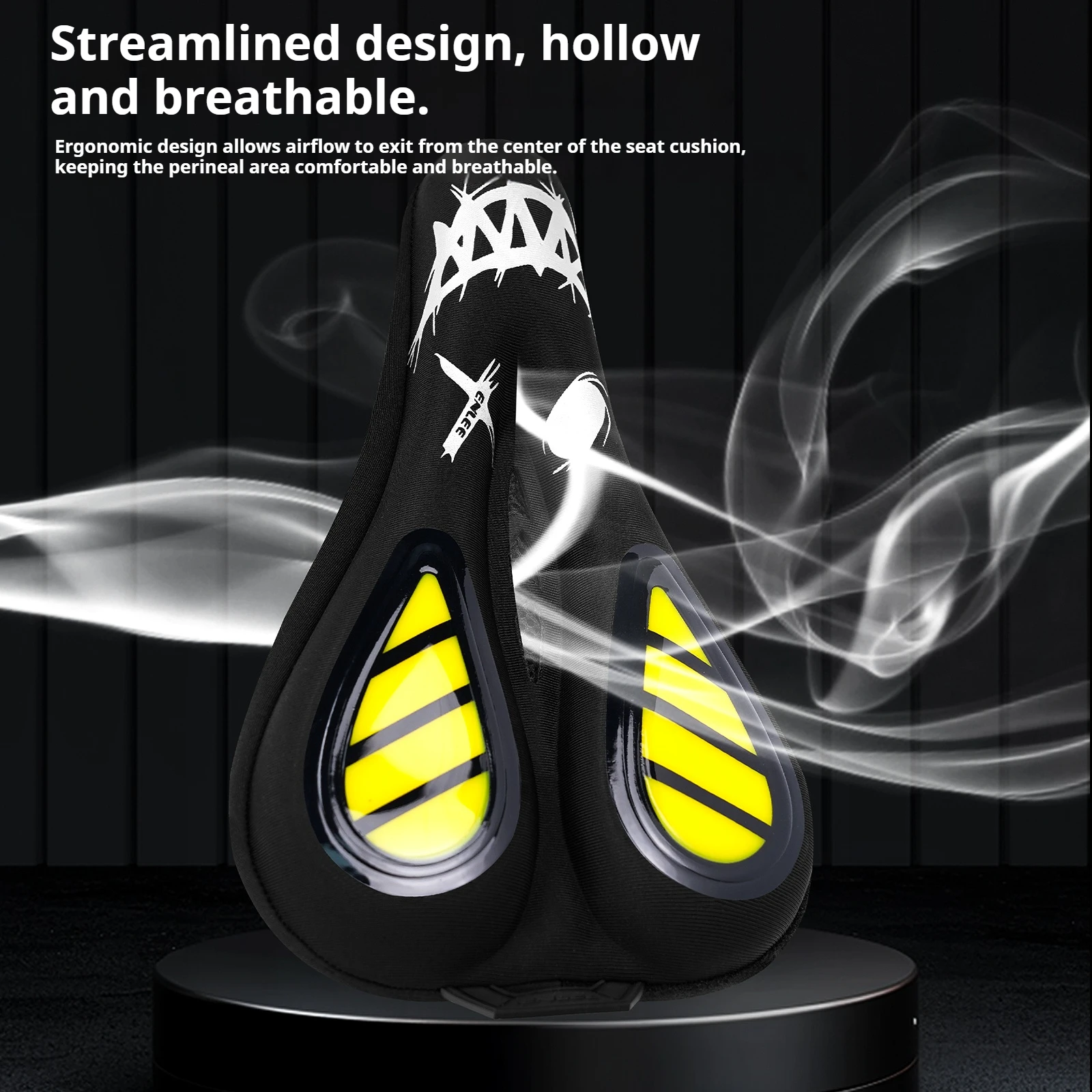 ENLEE Sarung Jok Sepeda Tebal untuk Sepeda Jalan Raya dan Sepeda Gunung, Sarung Jok Sepeda Lipat yang Menyerap Guncangan dan Nyaman