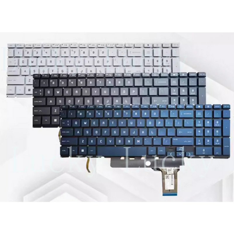 

f Replacement For HP 16-D 16-E TPN-Q263 TPN-Q264 Laptop Keyboard with Backlit