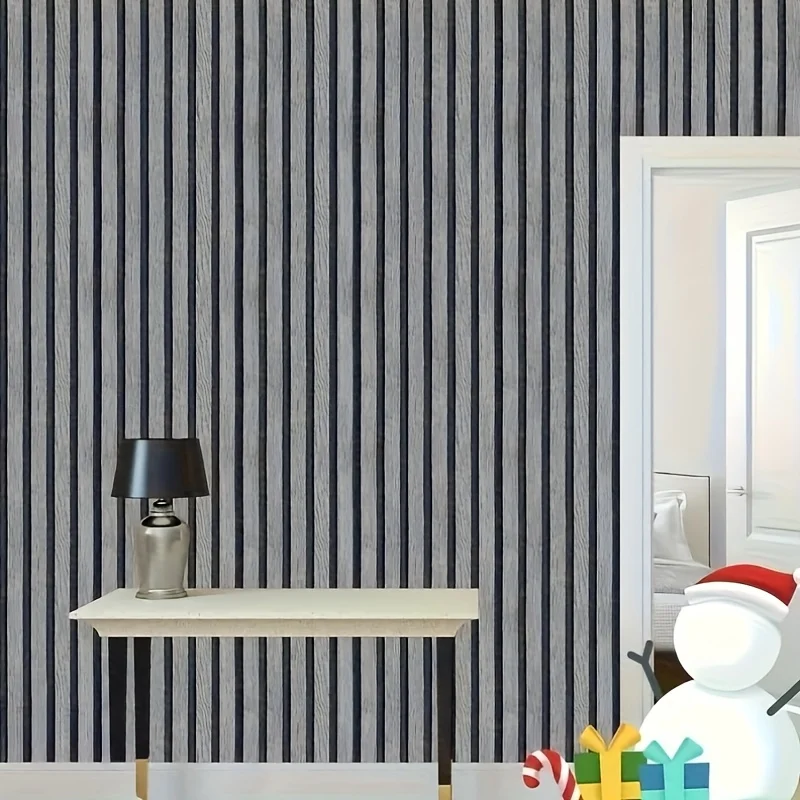 Self-adhesive Grid Wallpaper for Living Room TV Background Wall Wall Decoration, Renovation and Beautification Wallpaper Grain
