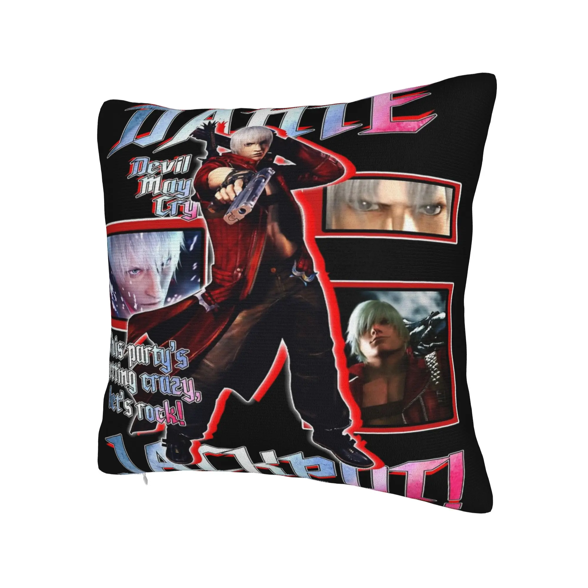 Devils May-Cry 3 Pillow Covers Merch Soft Cushion Cover Decoration  Throw Pillow Case Cover Home Multi Size