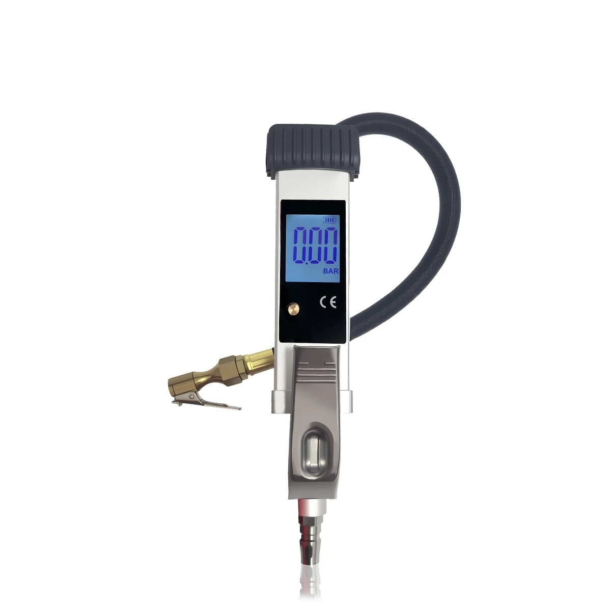 

LCD Digital Rechargeable Tire Pressure Gauge for Cars & Trucks 0-255psi Range with Memory Function & Unit Conversion