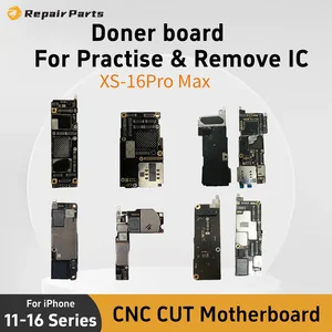 Bilashmart Donor Motherboard iPhone XR XS 11 12 13 14 15 16 Pro Max NO Nand Practise Repair CPU Skill Reomve Power U2 Charging IC