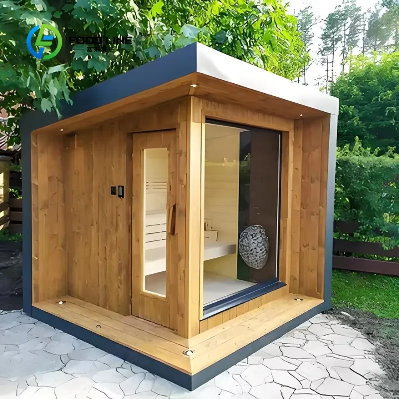Customized Infrared Steam Sauna Room With LED Lighting And Digital Control Panel For Whole Body Detox Bulk Order Save Money