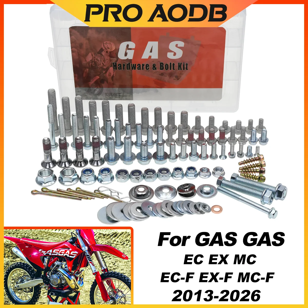 Motocross Hardware Bolt Full Plastics Fastener Kit For GAS GAS EC EX MC EC-F EX-F MC-F 125 150 250 300 350 450 500 501 2003-2026