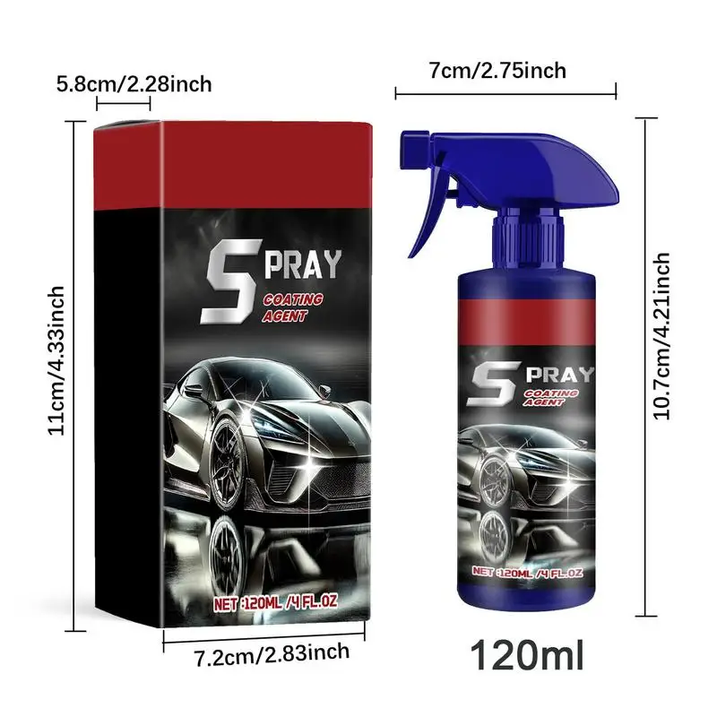 High Protection Car Ceramic Coating Spray High Protection Waxing Polishing Tool Coat Polish Sealer Spray Wax Polishing Coating