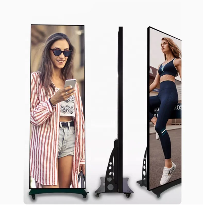 LED Poster Floor Wall Panels P2.5 P2 P1.86 P1.53 Standing Poster Advertising Digital Signage Indoor view 3