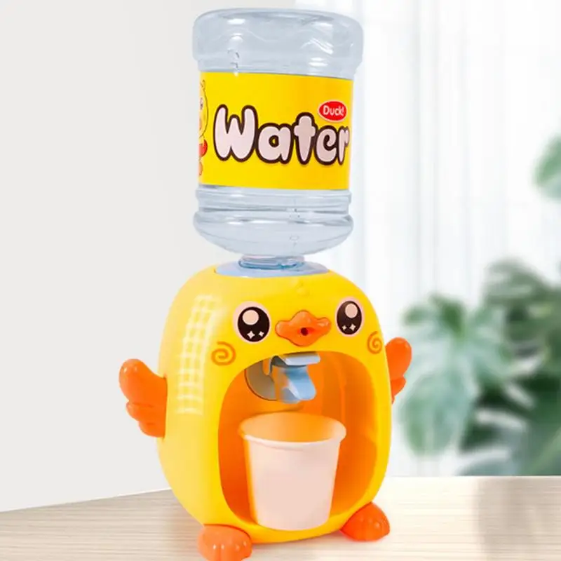 Cute Animal Simulation Drinking Fountain Desk Water Dispenser Decor Ornaments Childrens Mini Water Dispenser For Role Play Props