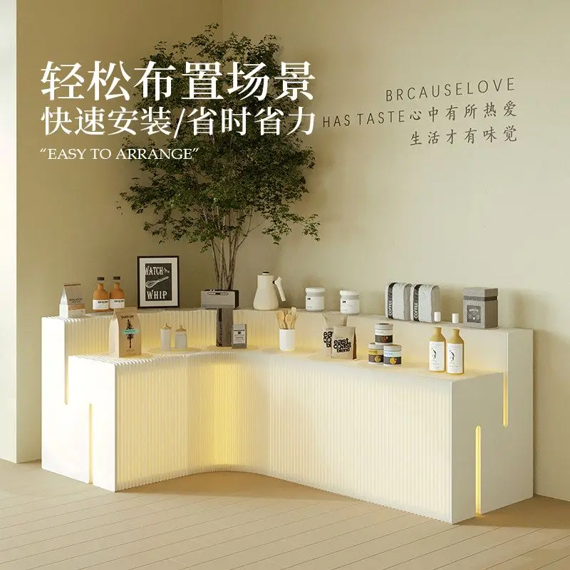 Folding Multi-Layer Display Stand Space Saving Storage Rack for Home Furniture Exhibition Product Shelving