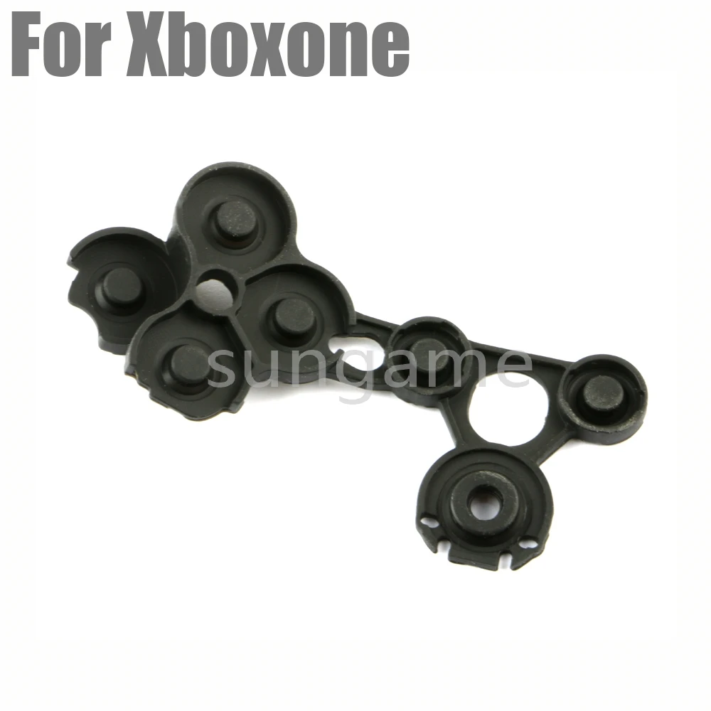2pcs Replacement Silicon Black Conductive Rubber Button For Xbox One Controller Contact Key Pads Gamepad Repair Part
