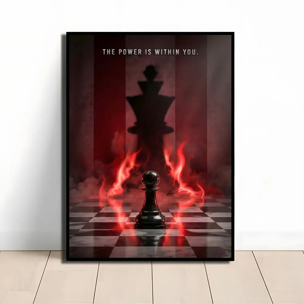 International Chess Painting Calligraphy Paper Print Home Living Room Bedroom Entrance Bar Cafe Art Decorative Paintings