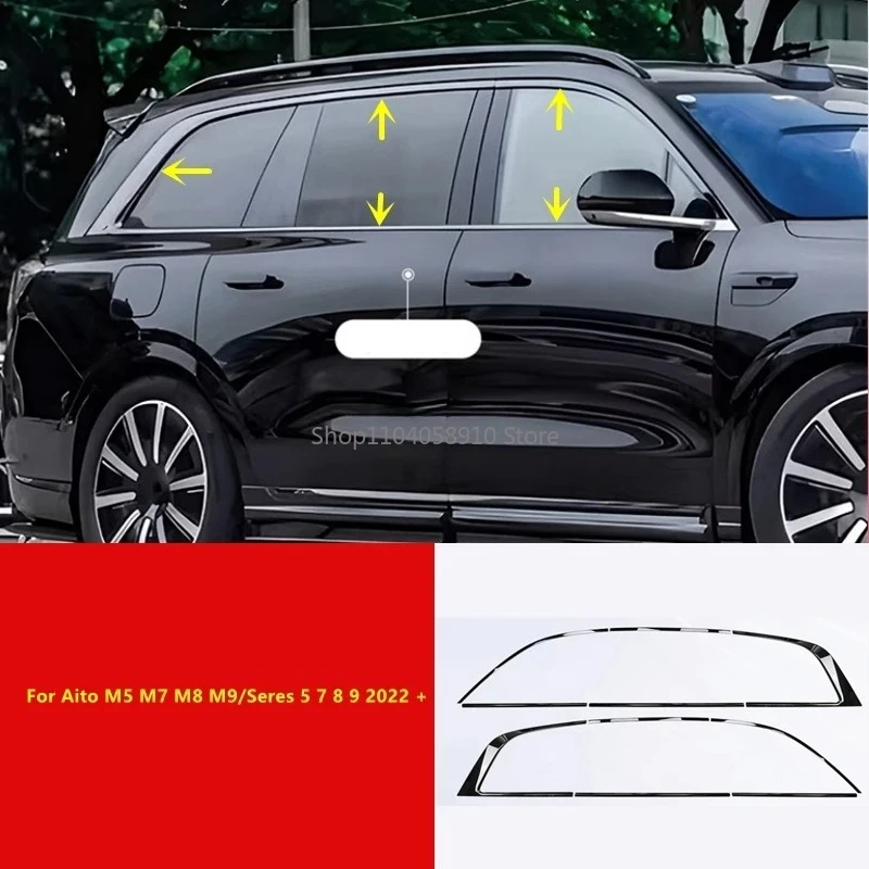 pour-aito-m5-m7-m8-m9-seres-5-7-8-9-2022-style-de-voiture-porte-fenetre-cote-verre-garniture-corps-kit-couverture-protecteur-accessoires-de-decoration