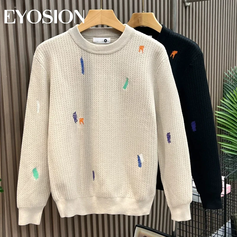 Autumn Winter Men Long-Sleeved Knitwear Knit Sweater Crewneck Pullover High Quality Casual Autumn Sweatshirts Jumpers for Men
