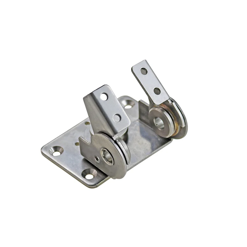 304 Stainless Steel Dual Axis Torque Hinge With Arbitrary Stop Industrial Instrument Display Screen Damping Hinge