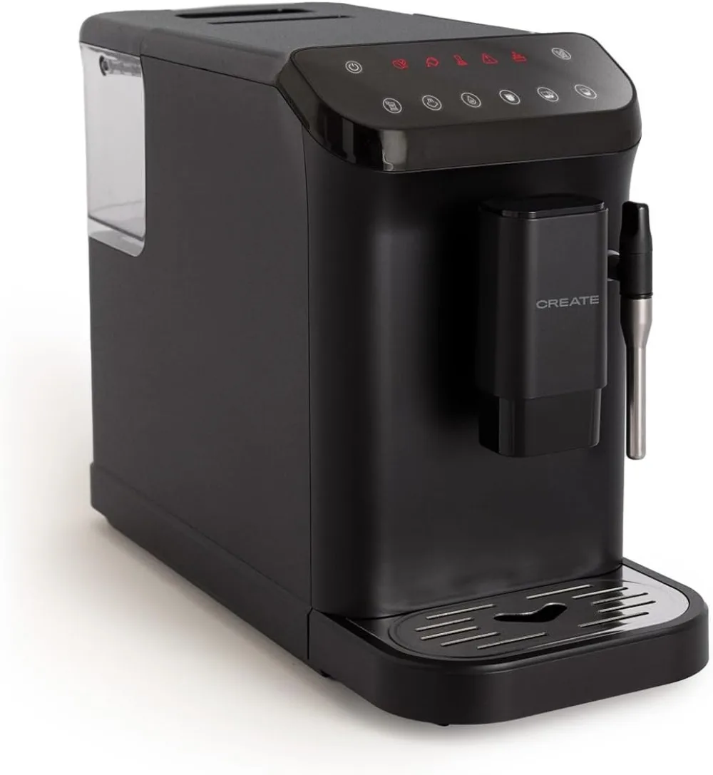 كريت / تيرا ماتيك تاتش / كافيترا سوبر أوتوماتيكا نيجرا / 20 بار، تانك دي 1,5 لتر، ديبيسكو بارا جرانوس دي كافيه دي 180 جرام، برازو