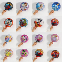 50pcs 10inch Cartoon Hero Foil Balloons Disney Minnie Mickey Mouse Balloons Princess Frozen Air Globos Kids Toys Supplies Gifts