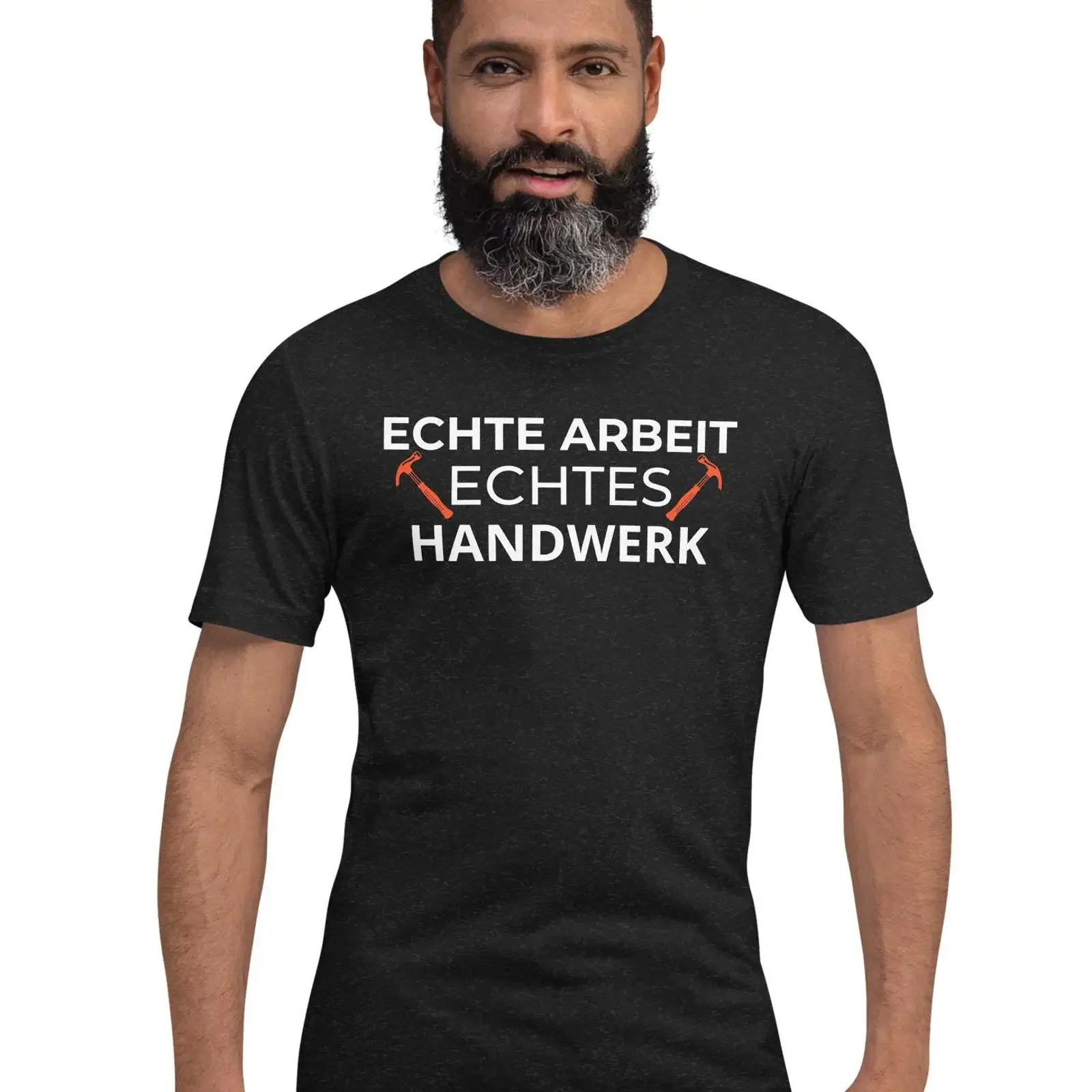 Echte Arbeit Echtes Handwerk Men's T Shirt Real Work Craftsmanship Tradesman Construction Worker Casual vintage Washed Slightly