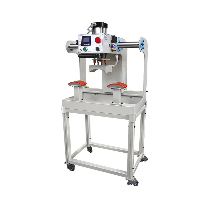 Homemade peaked cap hot drawing hot drilling hot stamping press