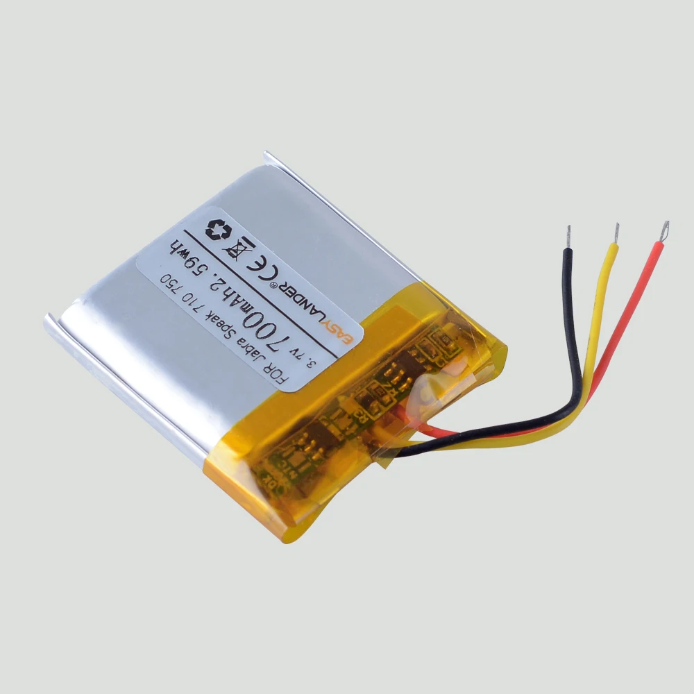 3.7V 700mAh Lithium-ion Polymer Rechargeable Battery FOR Jabra Speak 710 750 Bluetooth Speaker,AHB682828HPA