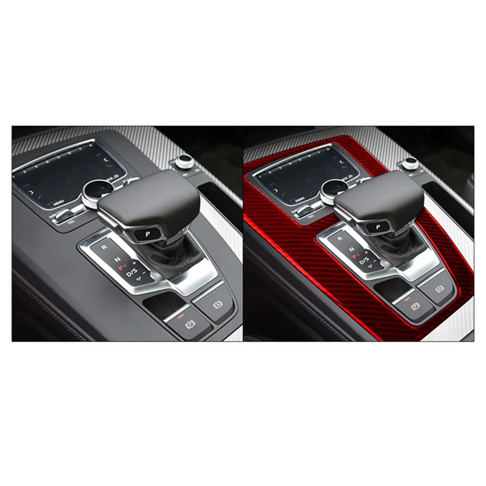 For Audi Q5 2018 2019 2020 2021 Carbon Fiber Car Stickers Car Interior Various Parts Decorative Accessories