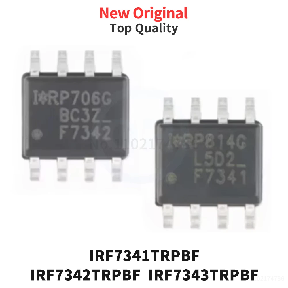 (5 Pcs) IRF7341TRPBF IRF7342TRPBF IRF7343TRPBF SOP-8 New Original F7341 F7342 F7343