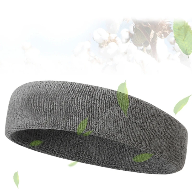 Cotton Elastic Sweatband Basketball Sports Headband Women Men Gym Fitness Sweat Hair Band Volleyball Tennis Running