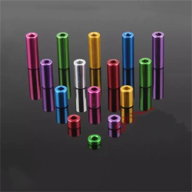 Homemade Tamiya 4WD modification accessories 6/12mm aluminum tube screw sleeve aluminum bushing