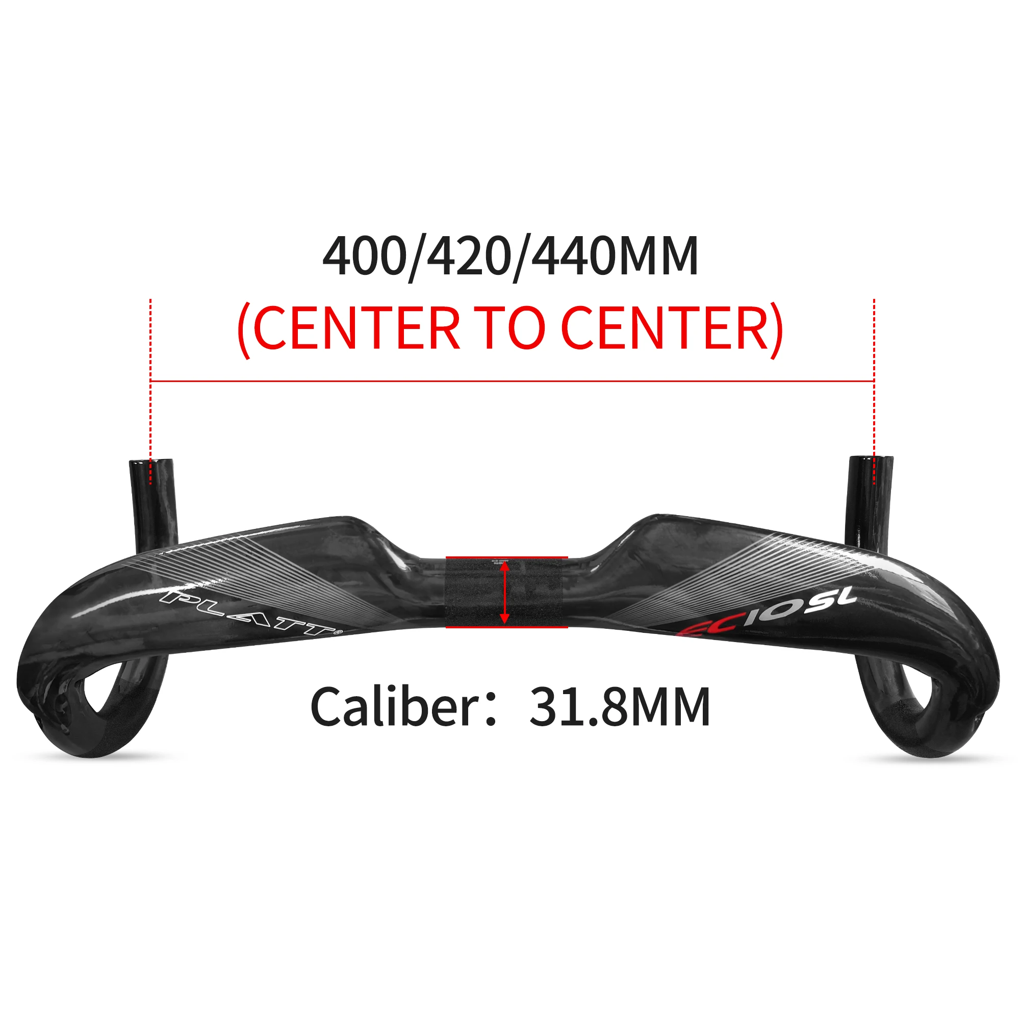 

Carbon Fiber, 360/380/400/420/440mm Bending Bar, Black Matte Finish, Road Bicycle Handle, Bicycle Parts