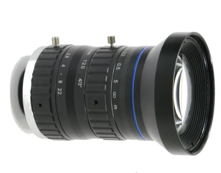 4/3 12MP 16mm FA Lens CCTV Lens Ultra-high resolution lens C-Mount Multi-layer coating high transmittance Compact structure