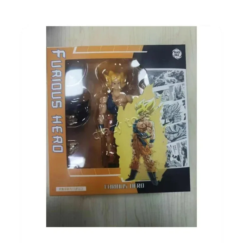 

【In Stock】Black Hole Toys DBZ Son Goku SSJ Warrior Awakening Ver Anime Movable Action Figure Custom Collectible Gift