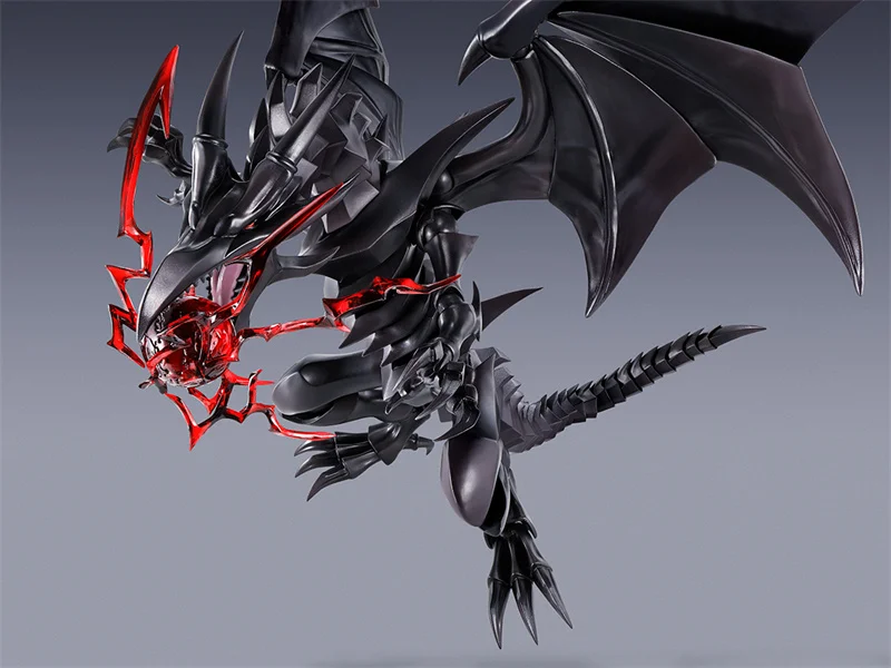 Original S.h.monsterarts Yu-gi-oh Red Eyes Black Dragon Anime Action Figures Toys Gift Shm Models Collection Figurine Gifts Toy