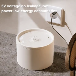 1L Electric Ceramic Water Fountain for Cats and Dogs, Automatic Cat Water Dispenser, Pet Bowl