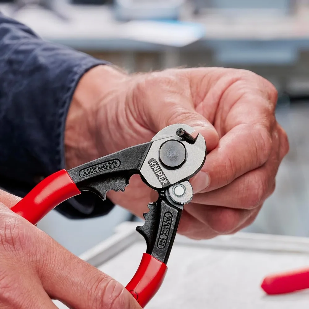 Knipex 95 61 190 SBA 7.5 Inch Wire Rope Cutting Tool