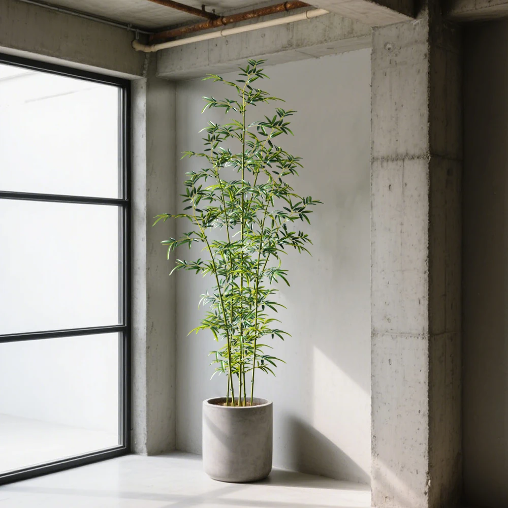 160-195 cm Büyük Yapay Bambu A - Dracaena Marginata incelemesi ve fiyatı