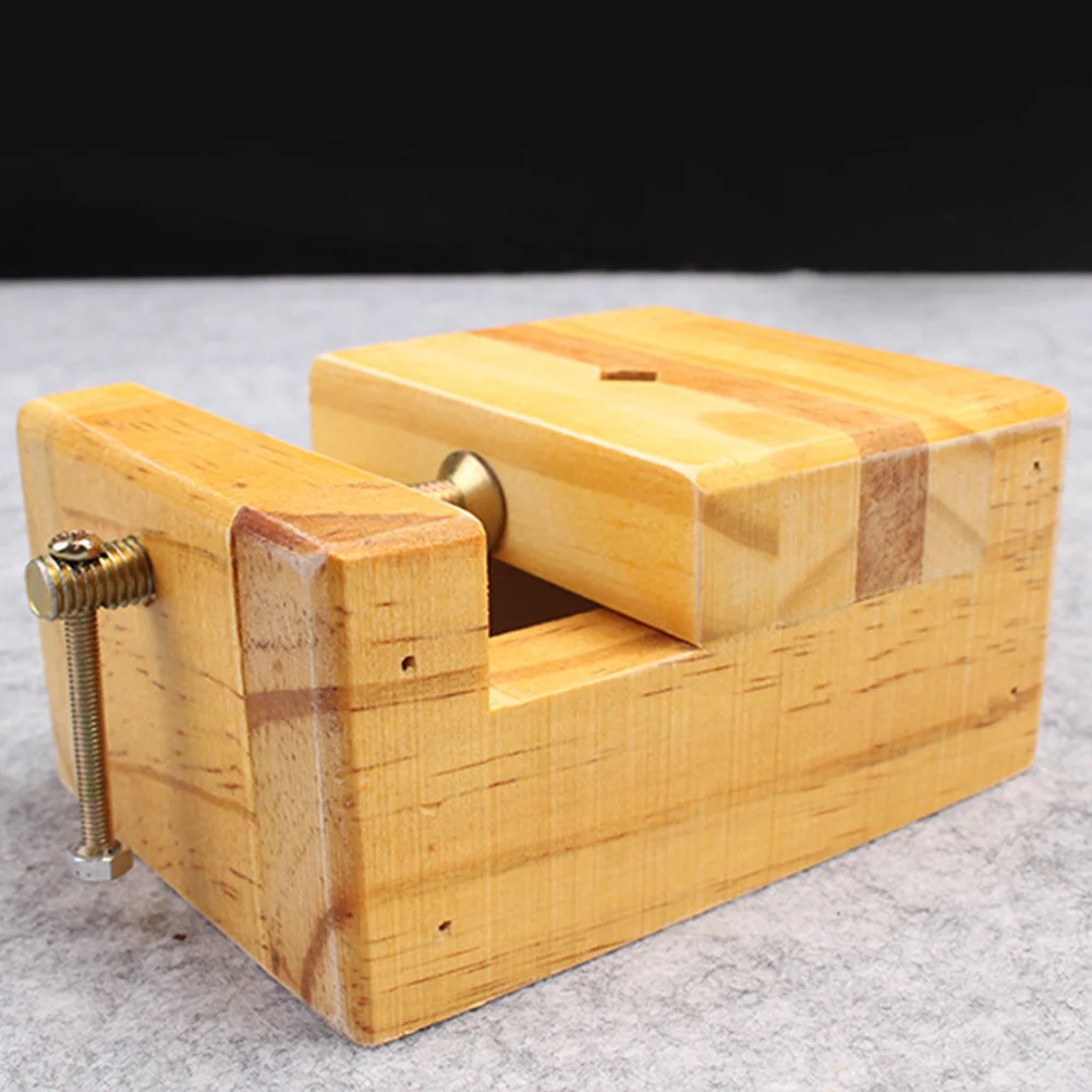 

Wood Vise For Stone Carving Professional Seal Engraving Bed Diy Stamp Carving Kit Handcraft Tool Table Bench Vice